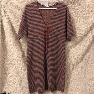 NWT Zara Tweed Dress with Contrasting Cord